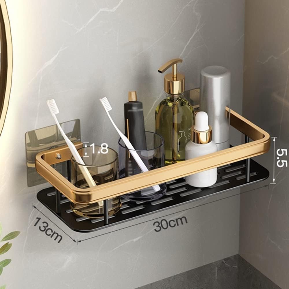 Sturdy Golden Standing Shower Caddy