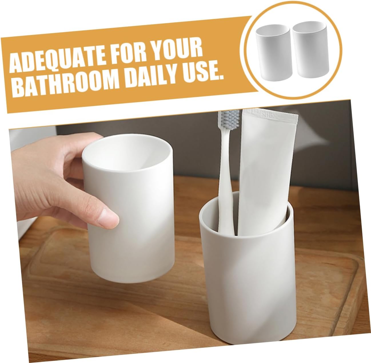 Alipis Toothbrush Mouthwash Cups for Travel