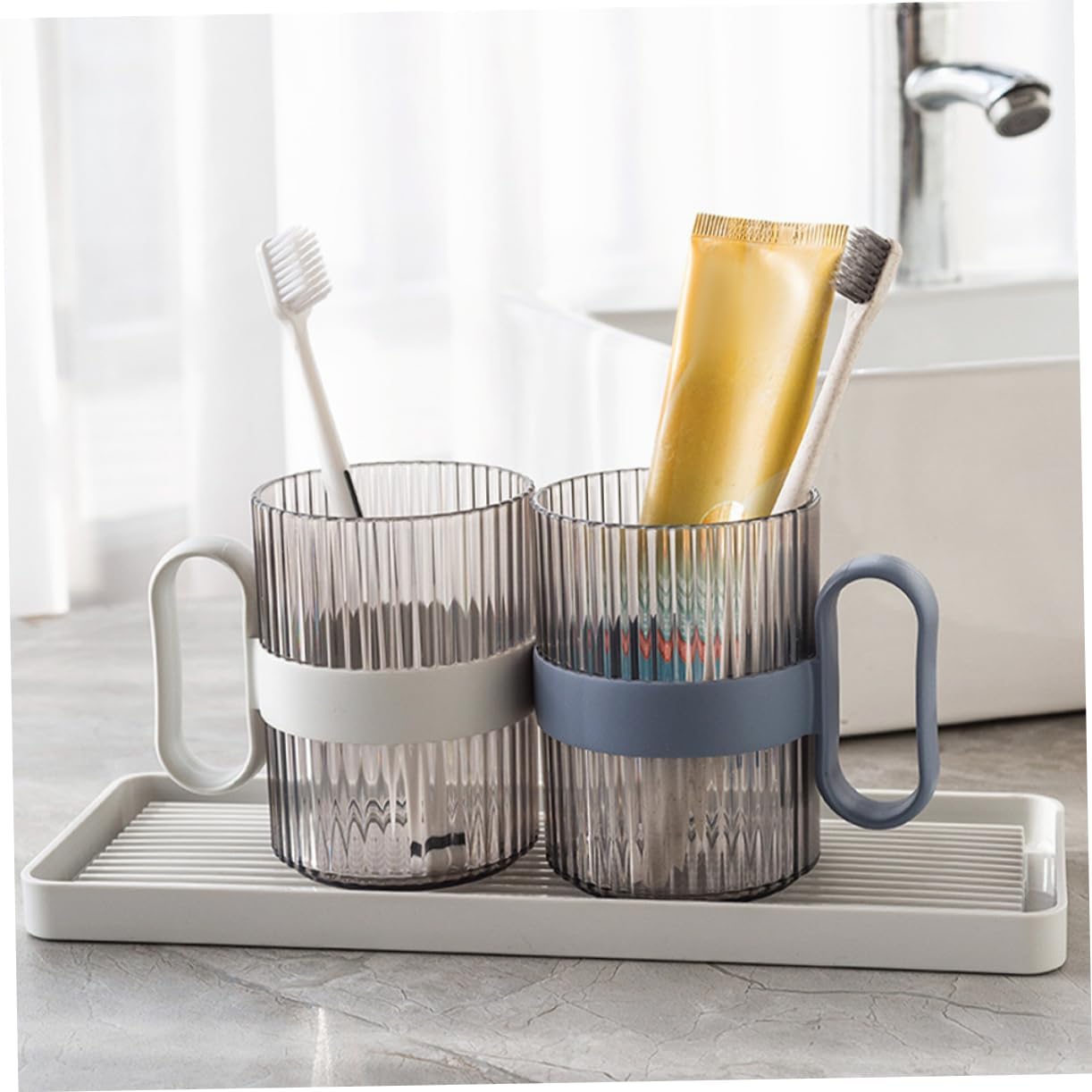 4-Piece Reusable Mental Wash Cup Set for Boys Girls Adults