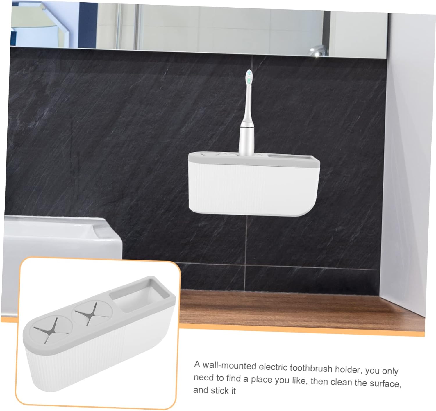 Premium Wall-Mounted Toothbrush Holder for Boys Girls