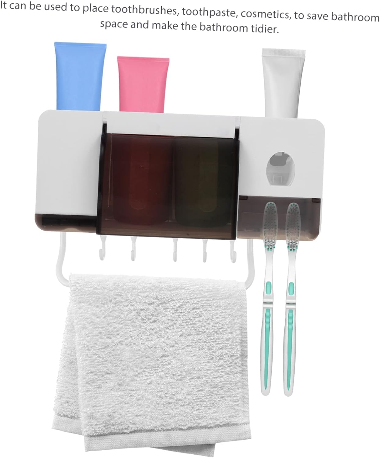 Sturdy Wall-Mounted Toothbrush Organizer for Boys and Girls