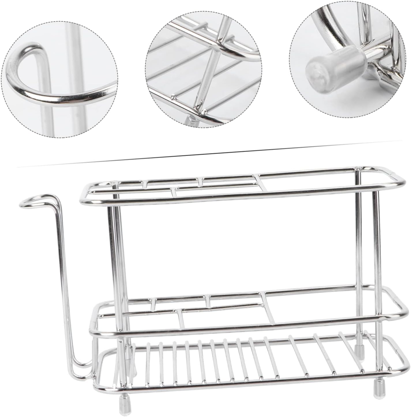 Stainless Steel Wall-Mounted Toothbrush Holder