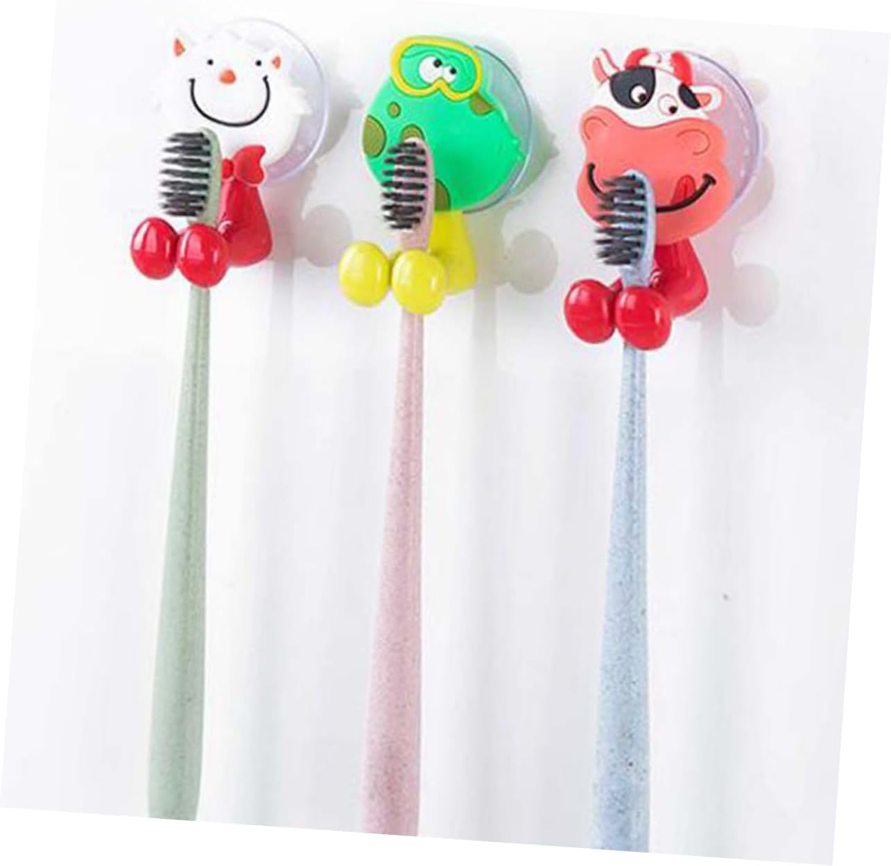 10pc Cartoon Wall Toothbrush Holder for Kids
