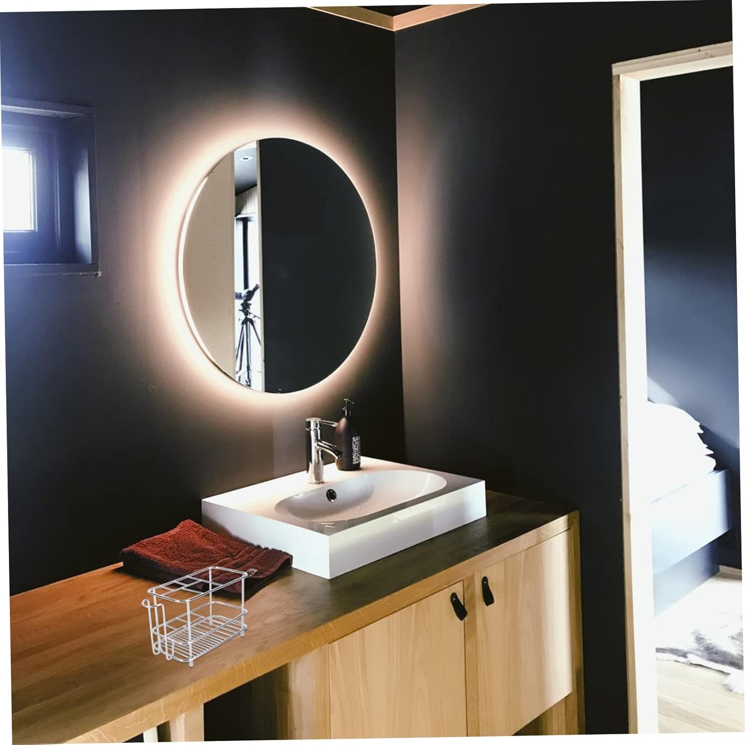 Sturdy Stainless Steel Toothbrush Holder for Bathroom Wall Mount