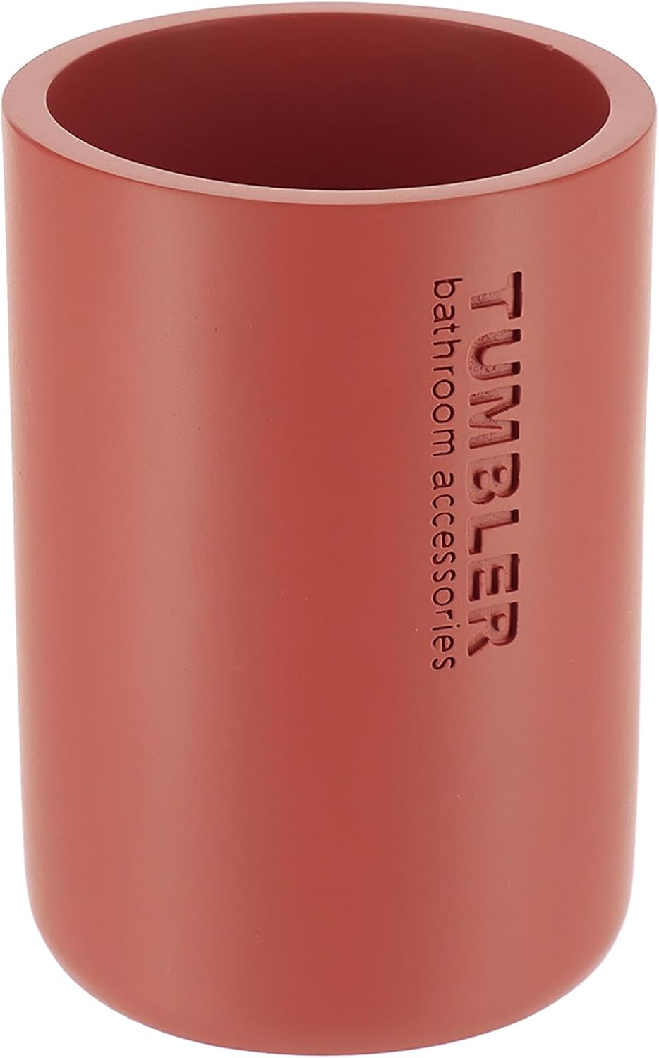 Matte Terracotta Toothbrush Holder for Bathroom Vanity