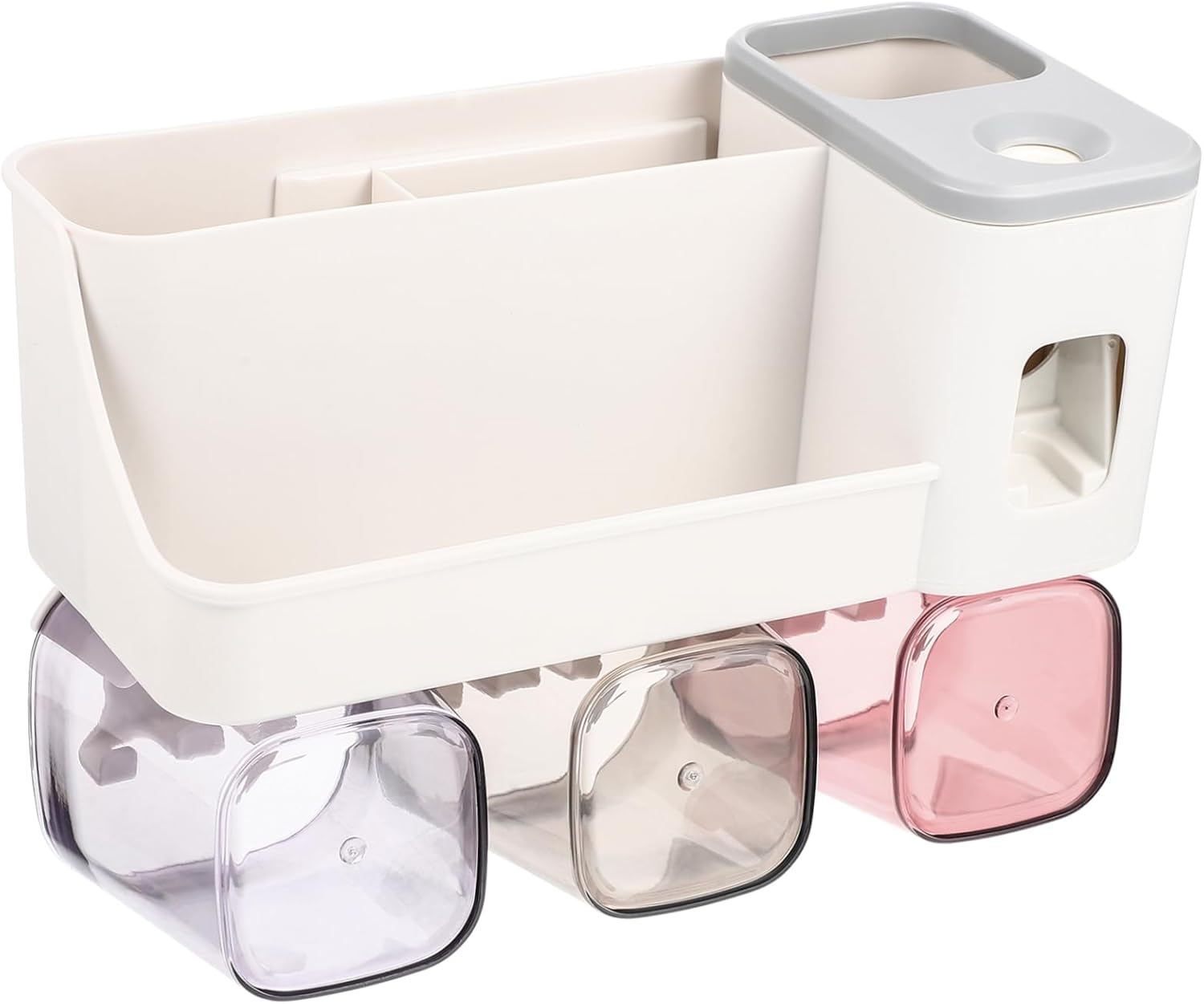 Perfect multi-functional wall-mounted toothbrush holder for space-saving bathroom solutions