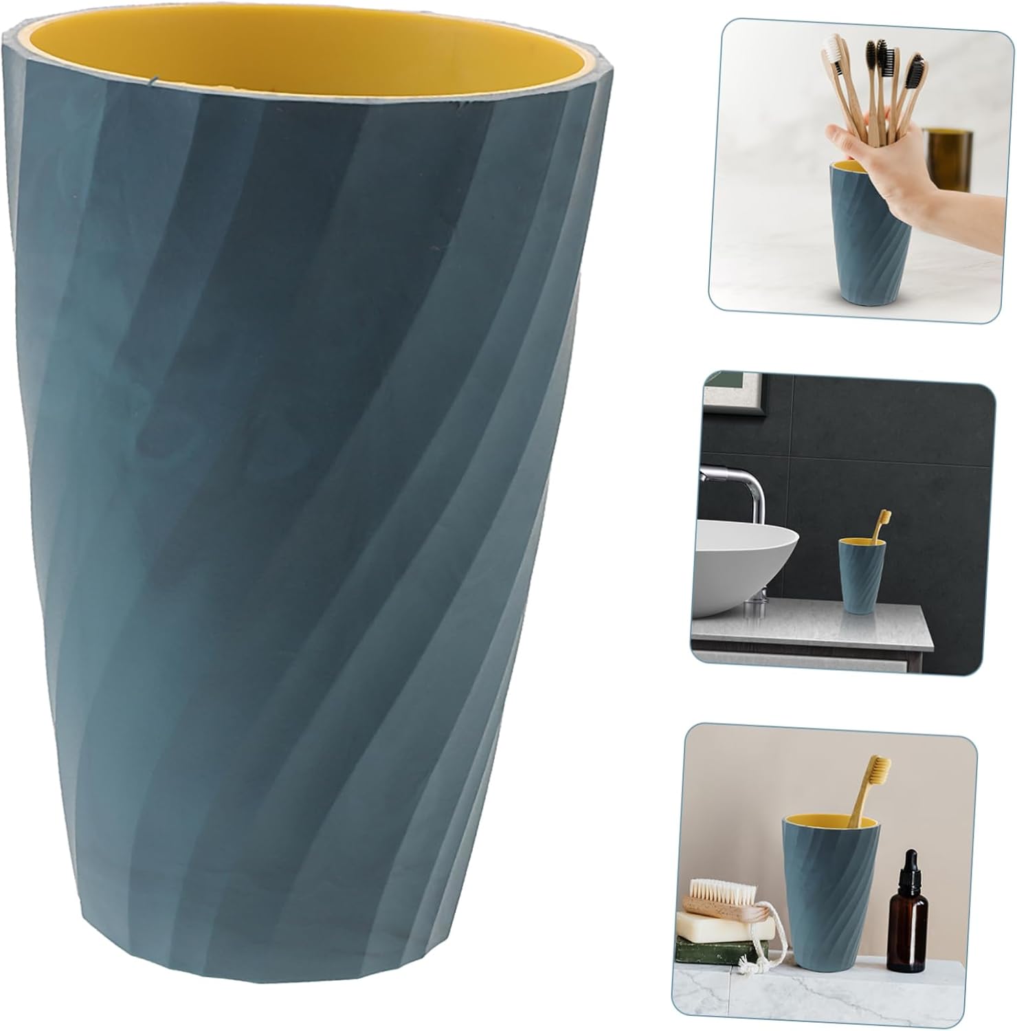 Reusable Plastic Toothbrush Tumbler