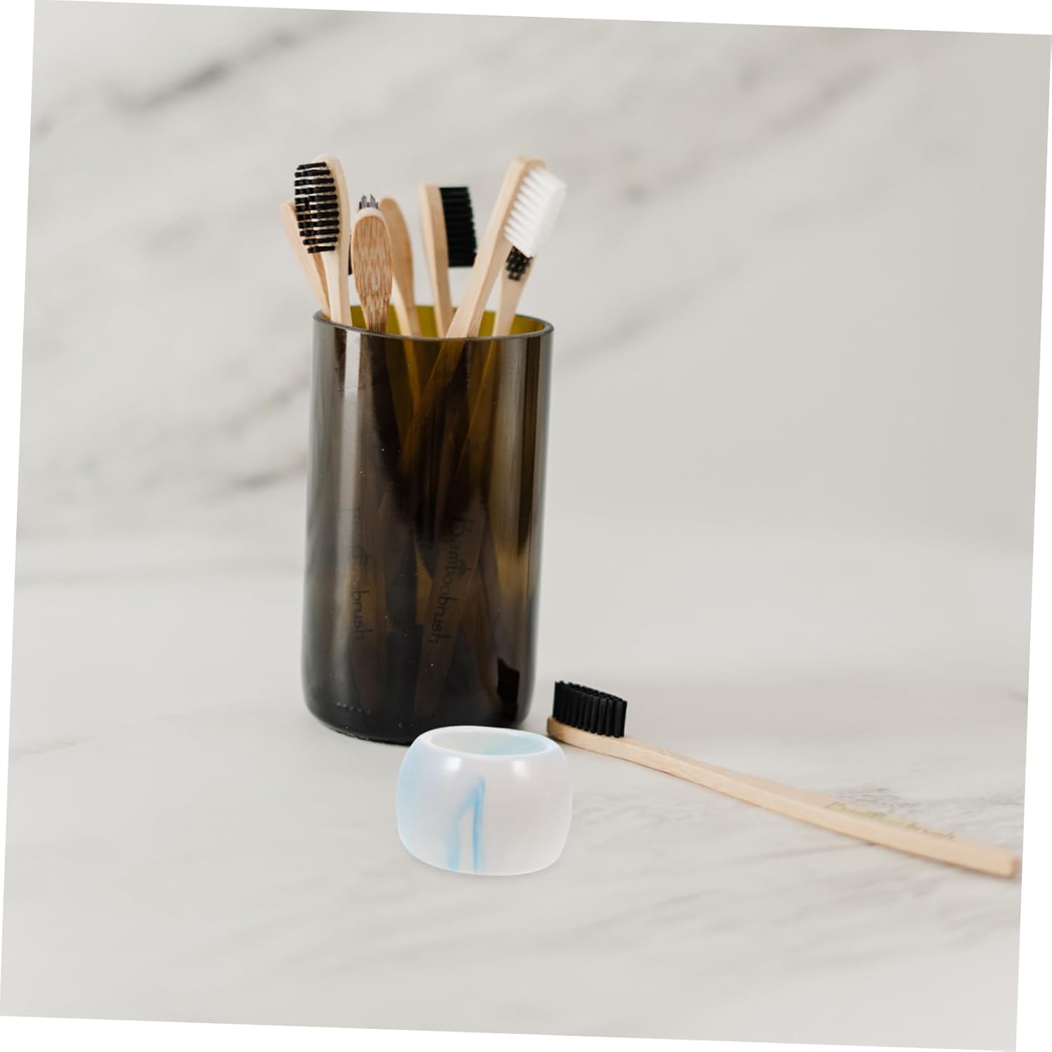 GLEAVI 3PC Ceramic Electric Toothbrush Holder Set