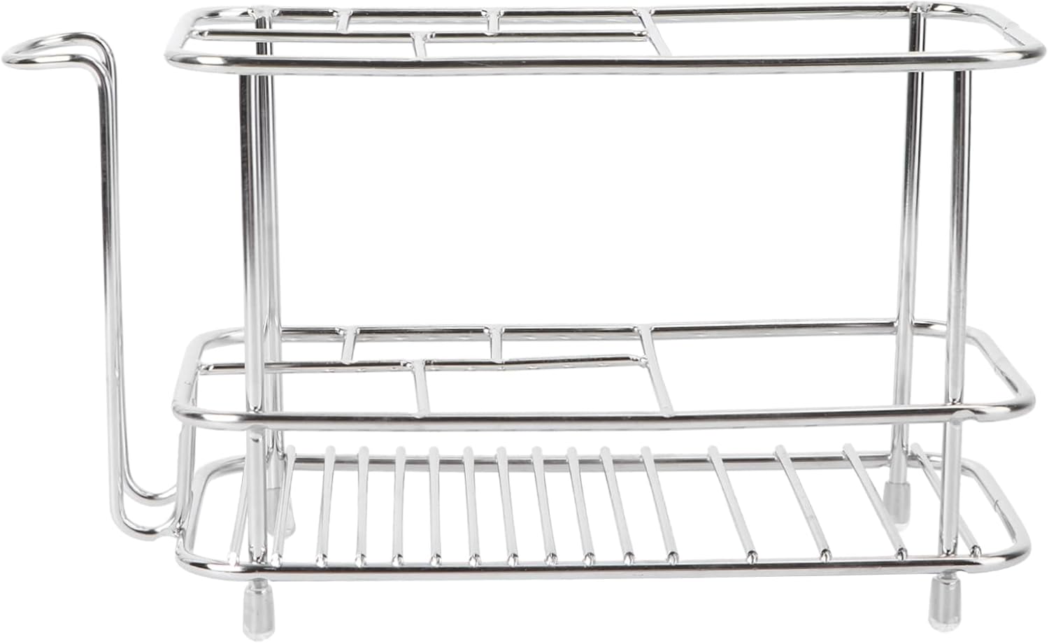 STOBAZA Durable Stainless Steel Toothbrush Wall-Mounted Holder for Bathroom