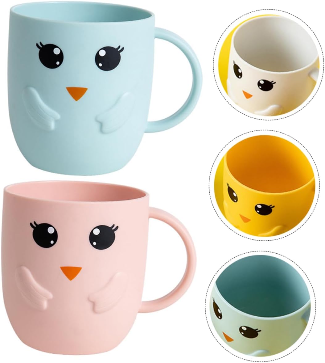 Giveaway Winning Frosted Toothbrush Cups Set for Boys and Girls
