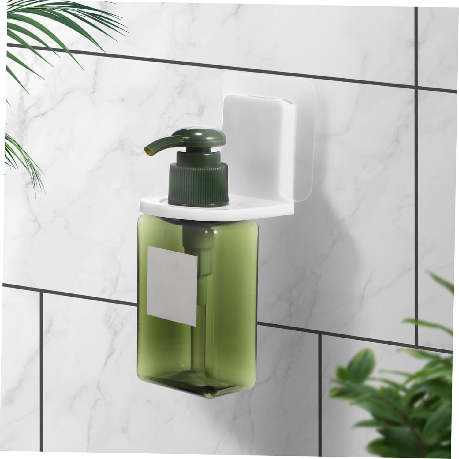 5-Piece Bath Rack Organizer with Adhesive Hooks for Efficient Storage