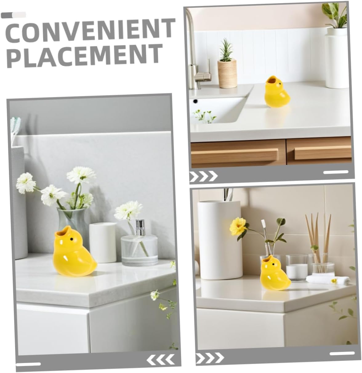 Adorable Travel-Friendly Ceramic Toothbrush Holder