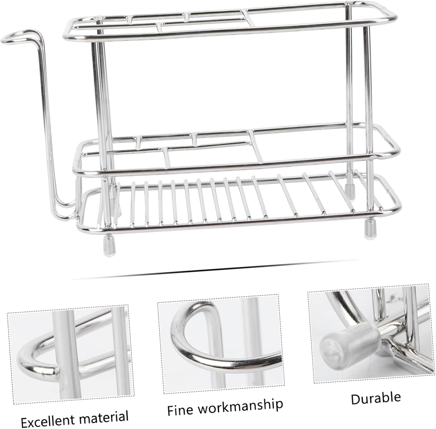 Stainless Steel Toothbrush Holder Shower Rack