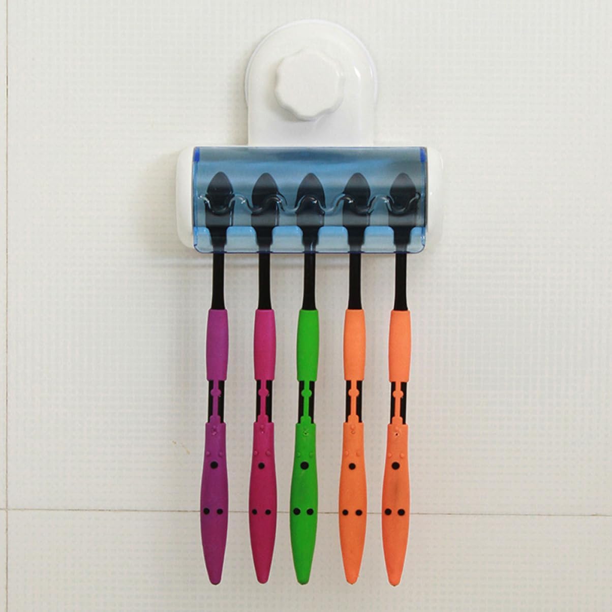 5-Brush Wall-Mounted Holder with Cover