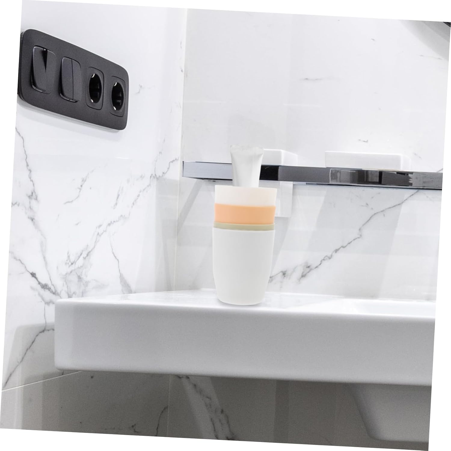 Alipis Toothbrush Cup Set