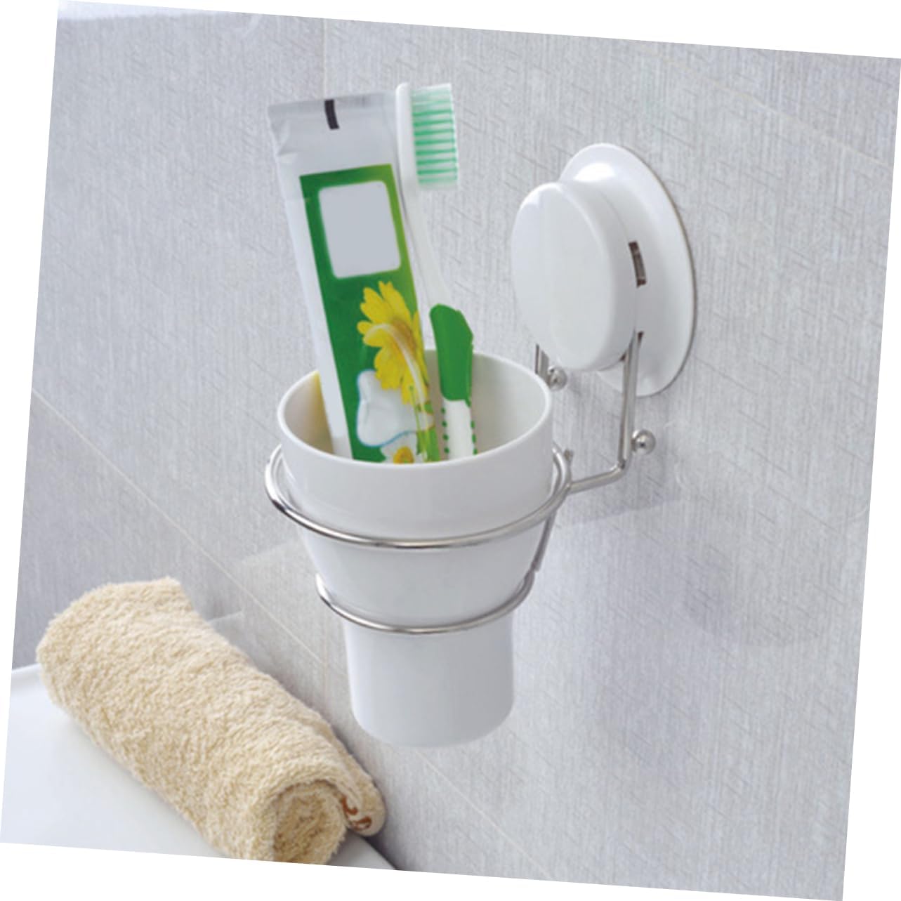 YardenfunSpace-Saving Suction Cup Gargle Cup Holder