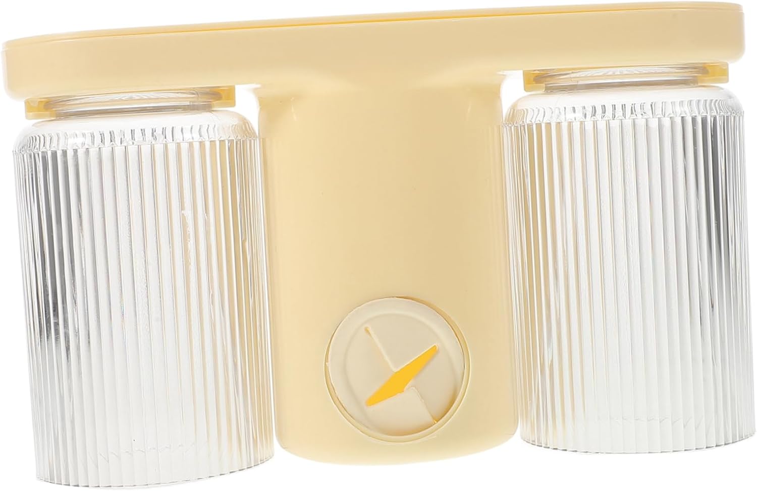 Cabilock Wall Mount Toothbrush Holder Dual Cup No Drill Installation