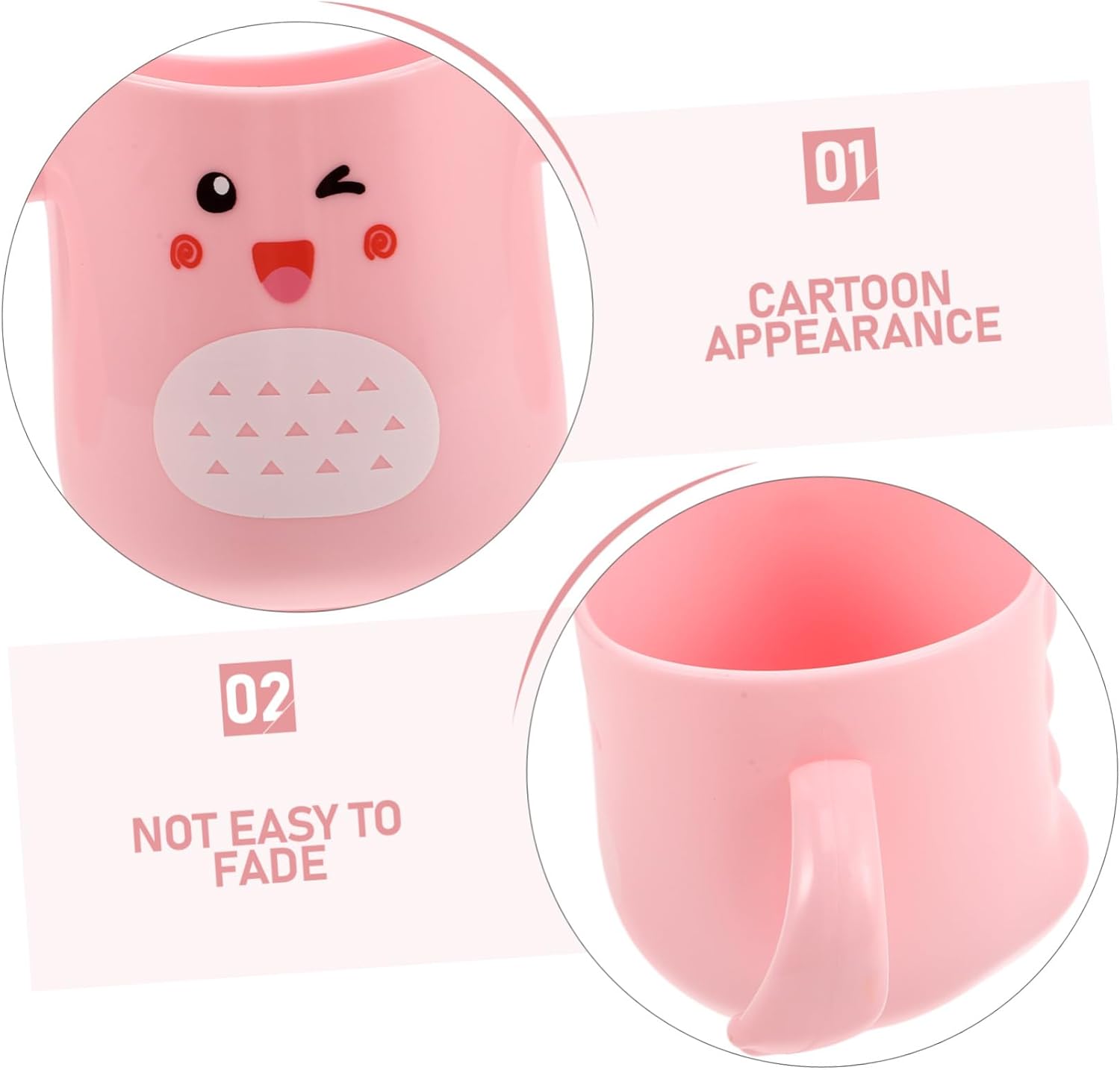 Kid-Friendly Boy Girl Toothbrush Cup