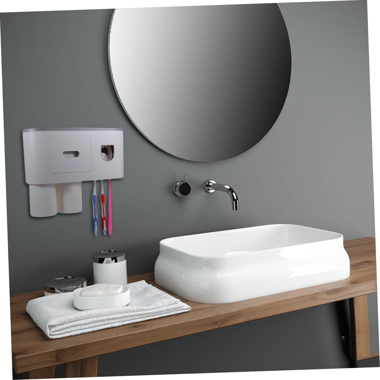 Wall-Mounted Toothpaste Dispenser