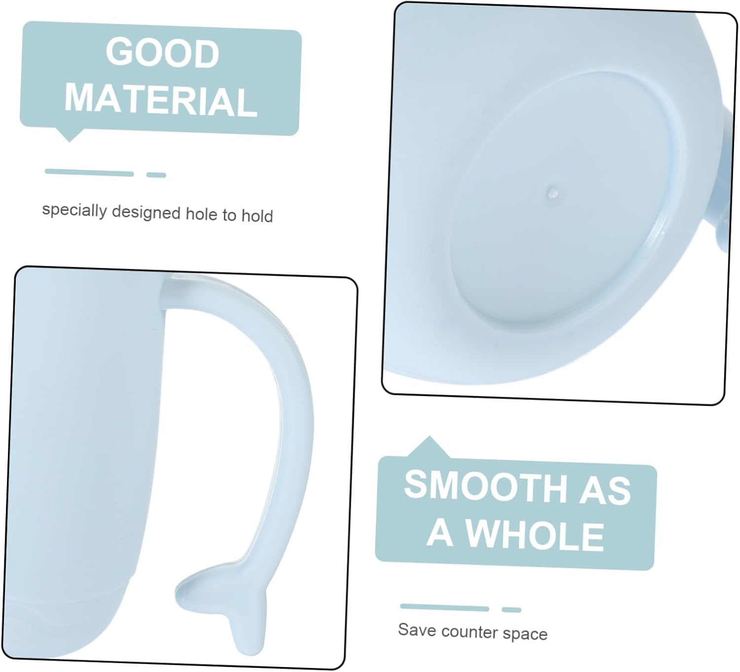 Hoement Reusable Cartoon Toothbrush Holder Mouthwash Cup for Kids