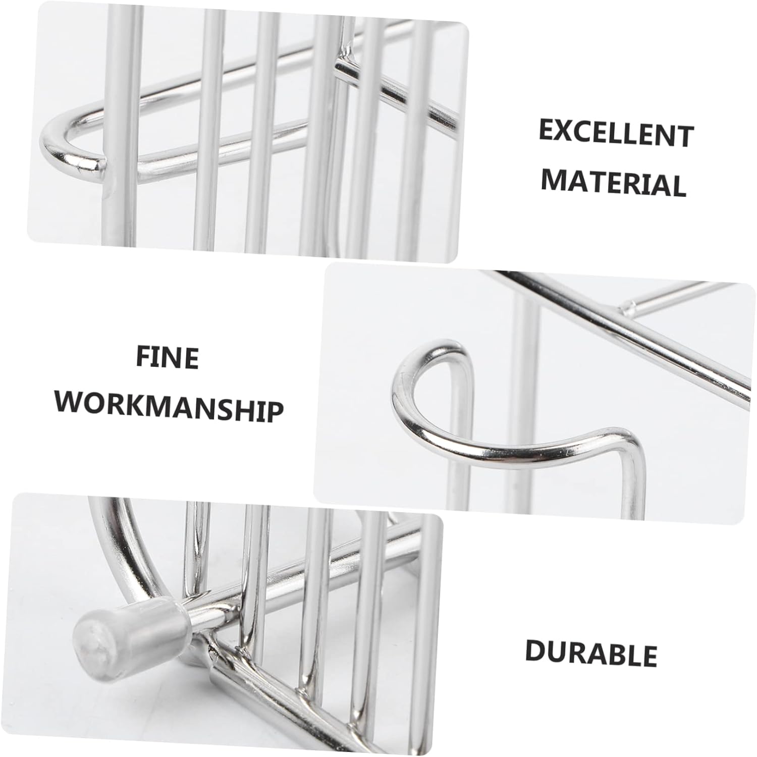 Stainless Steel Toothbrush Holder Shower Rack