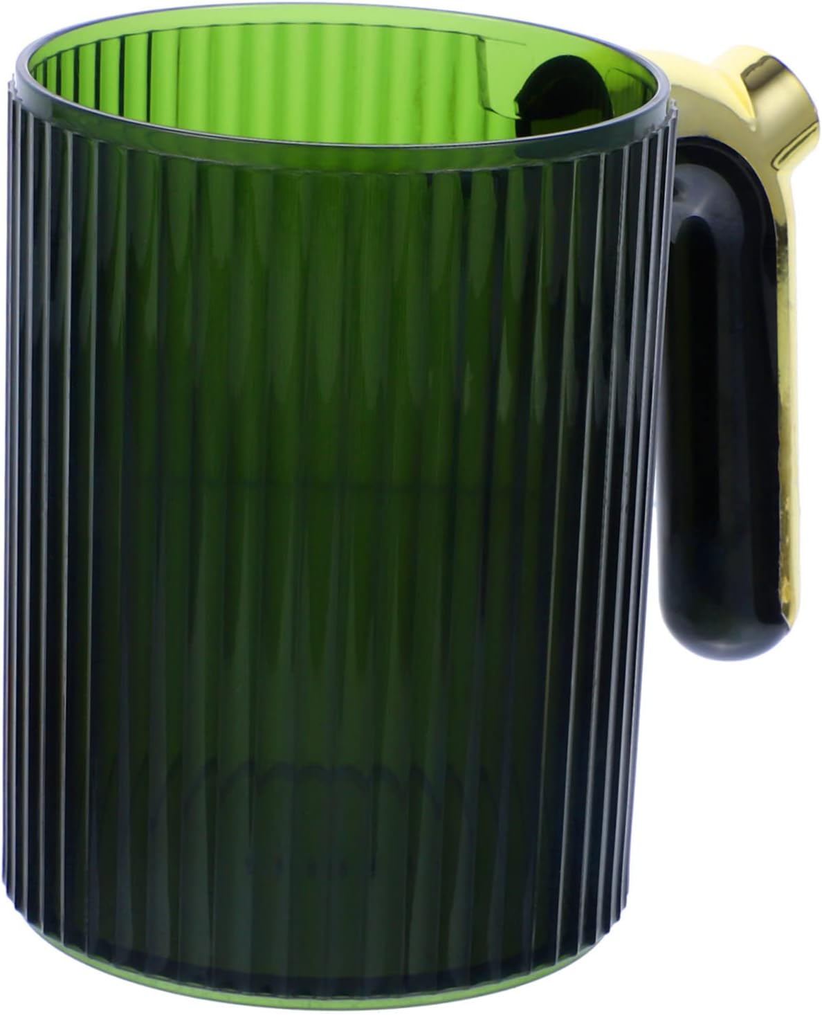 Collapsible Gold-Plated Handle Oral Care Toothbrush Cup