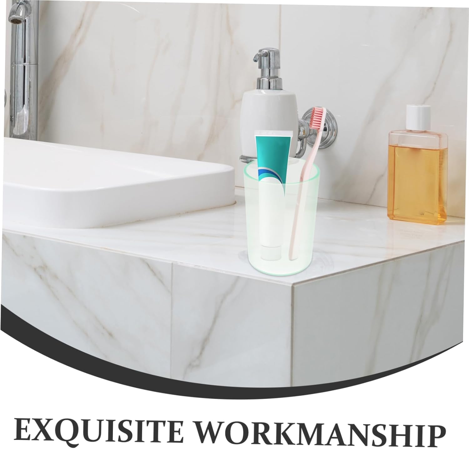 Happyyami Sturdy Safe and Stylish Toothbrush Cup