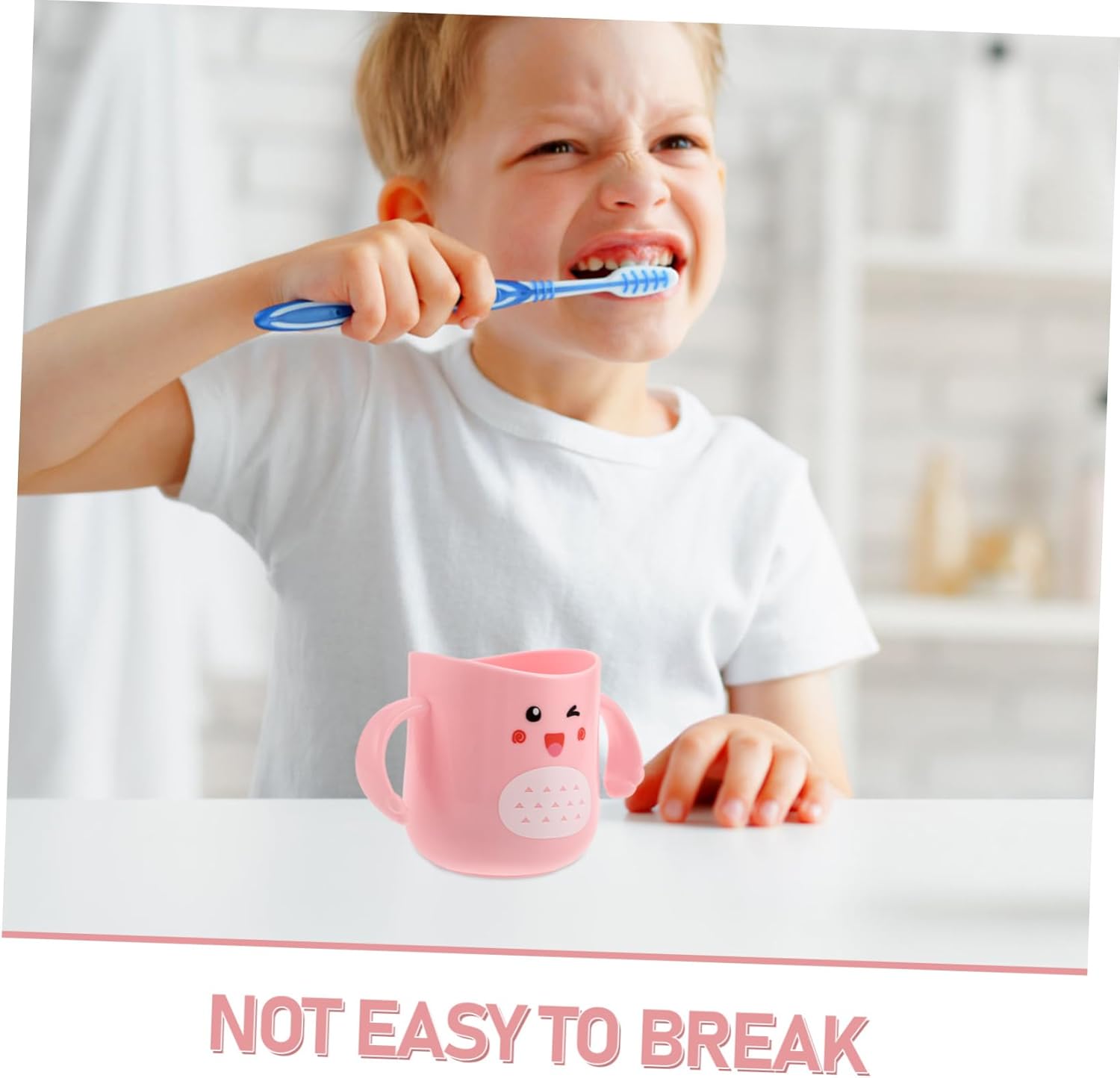 Kid-Friendly Boy Girl Toothbrush Cup