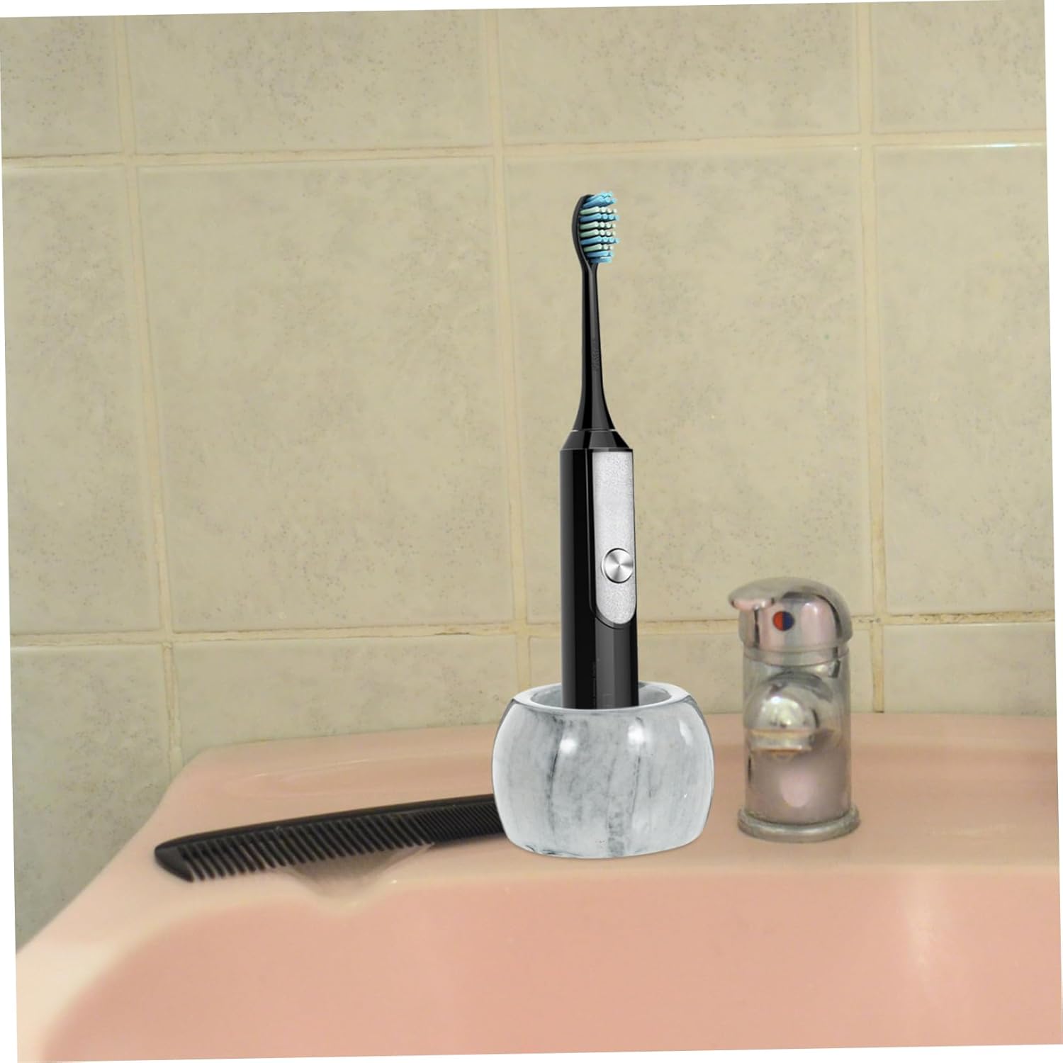 PRETYZOOM Electric Toothbrush Holder - Marble Design