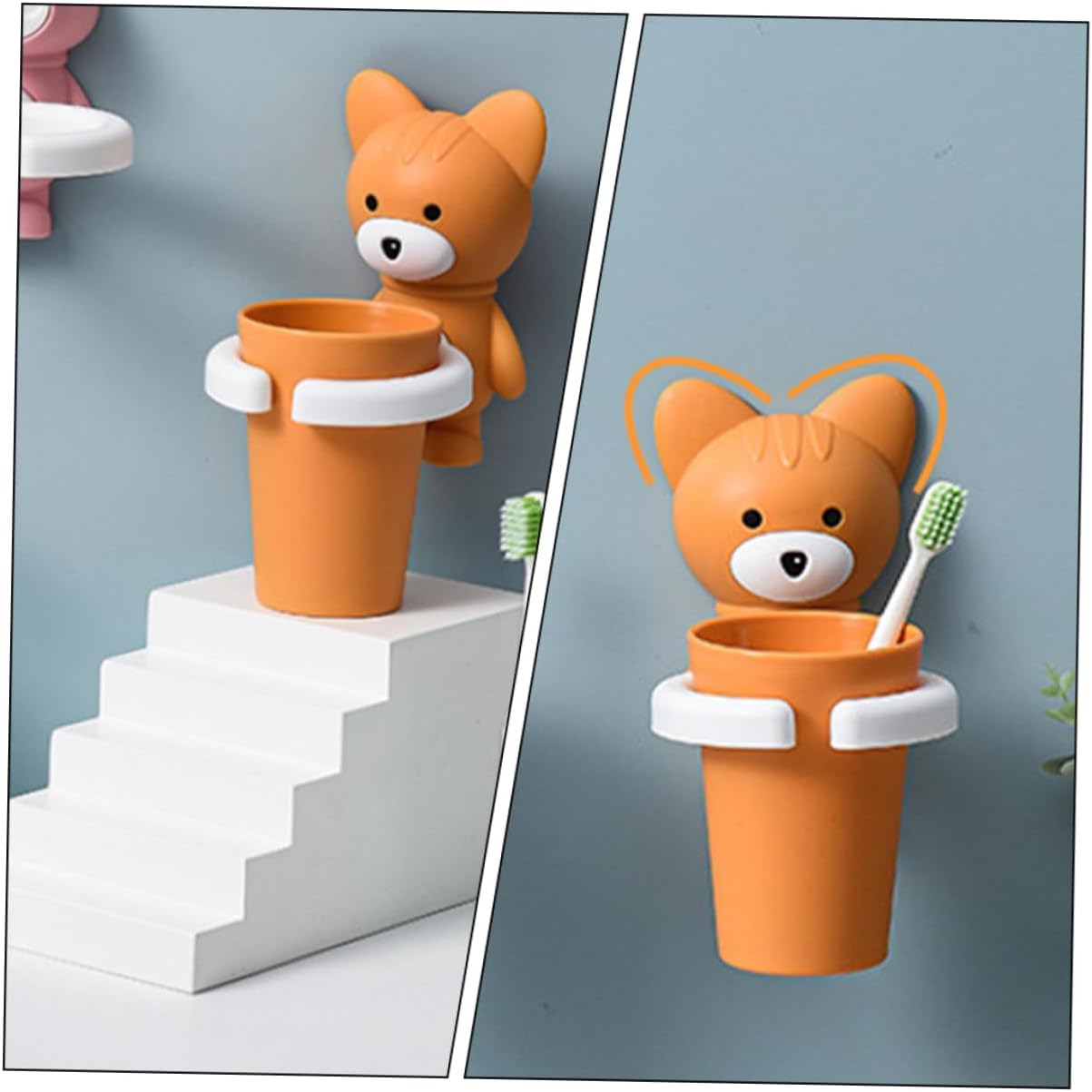 GALPADAWall-Mounted Toothbrush Holder for Bathroom - Organizes Your Toothbrushes Perfectly