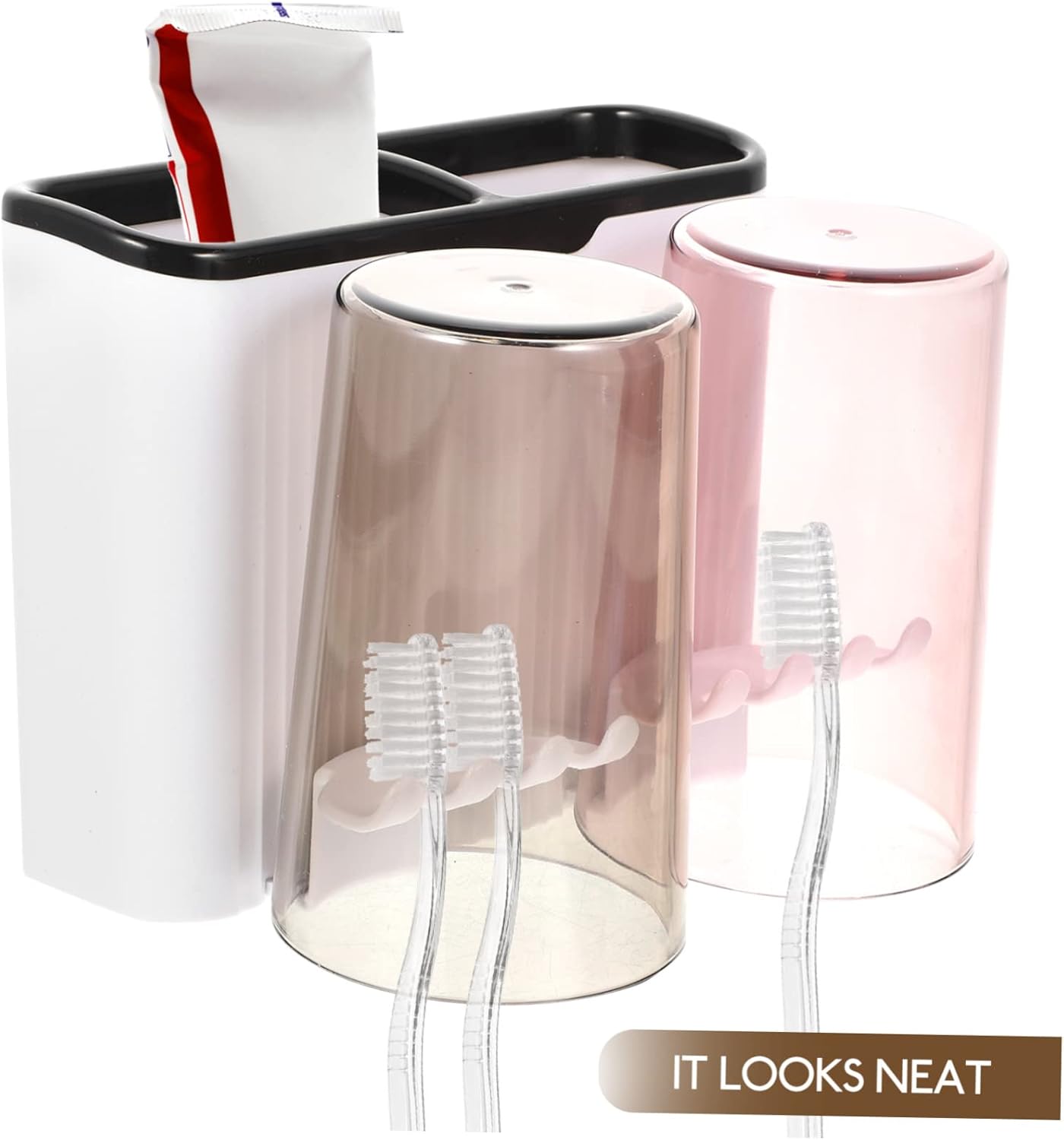 Wall-Mounted Toothbrush Rack