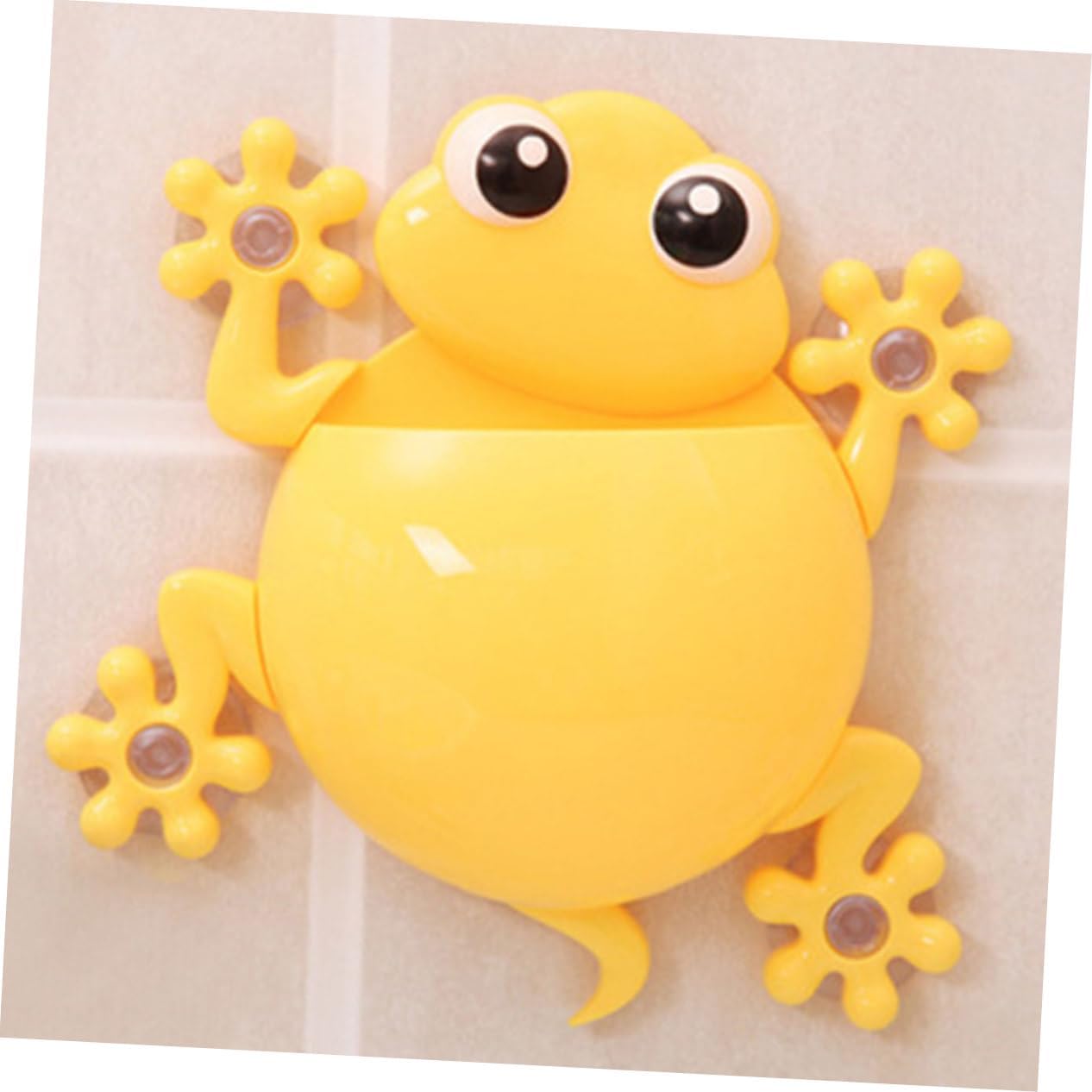 BEBEMOKO Animal Toothbrush Holder Suction Cup Design for Kids in the Bathroom