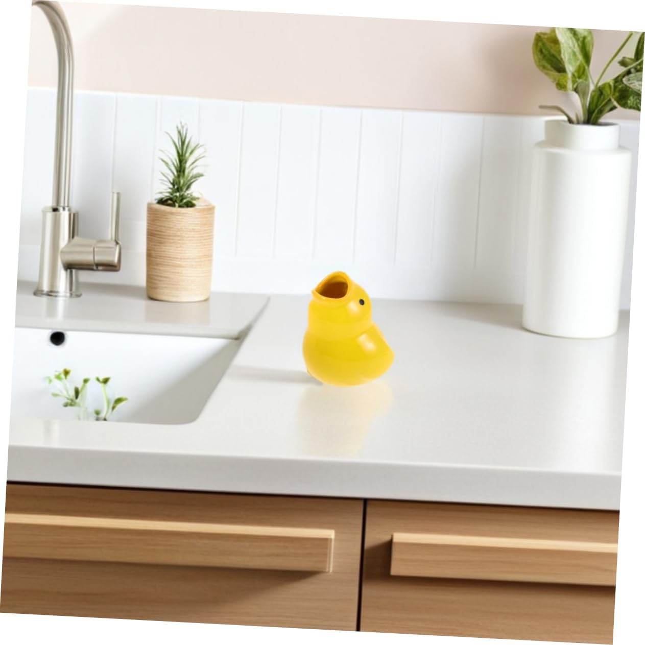 2pcs Cute Ceramic Animal Toothbrush Holder for Boys and Girls