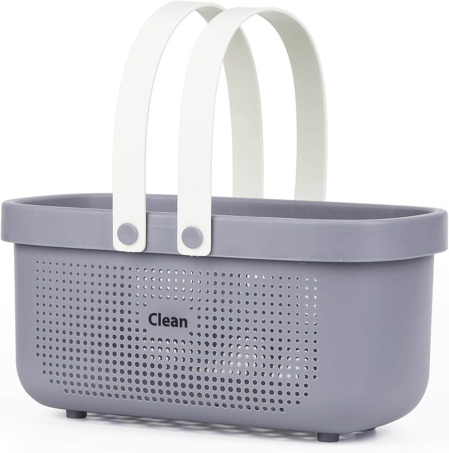 LAIGOO Gray Shower Caddy Basket for Bathroom organize storage