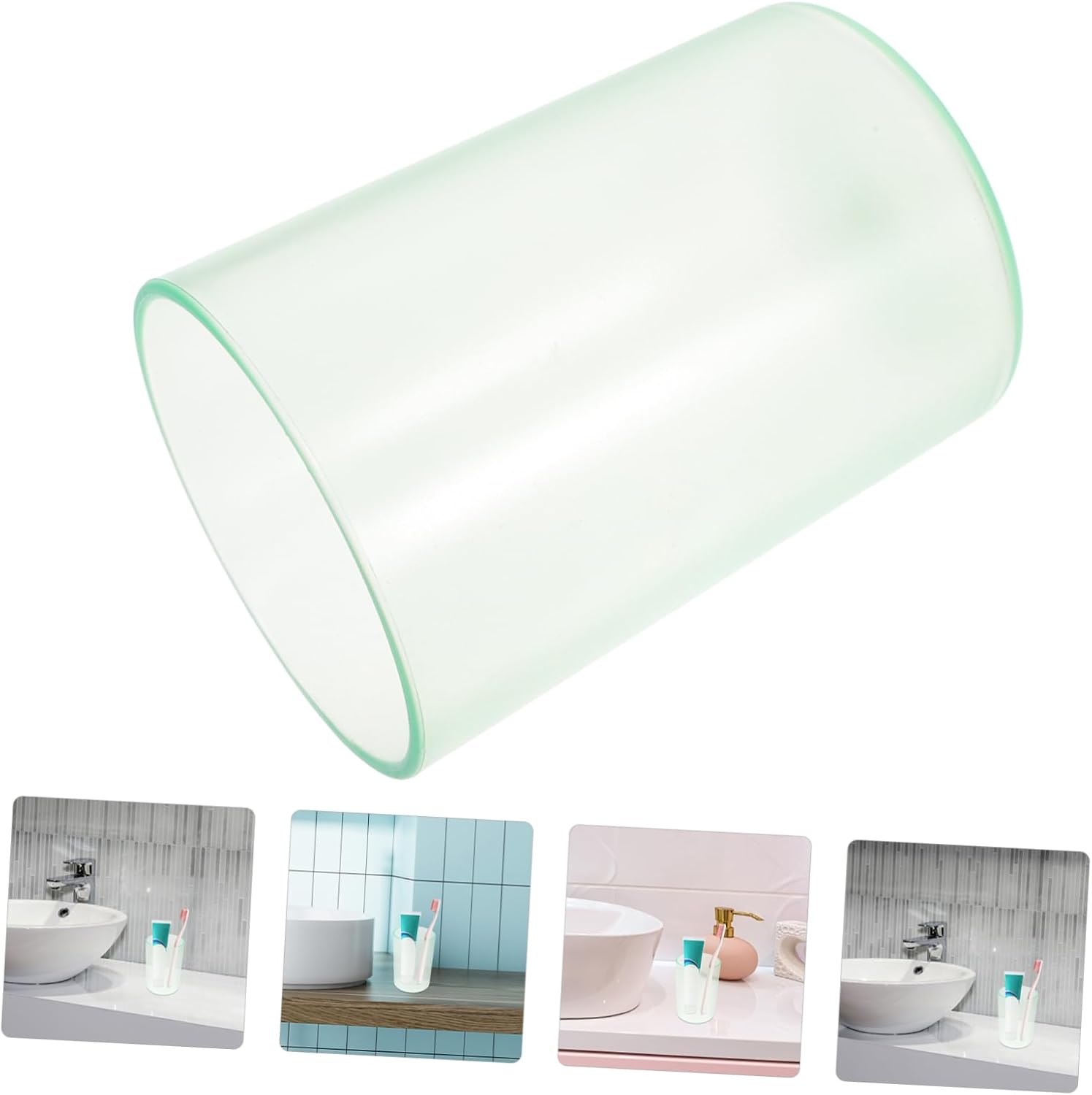 Stylish Portable Transparent Toothbrush Cup