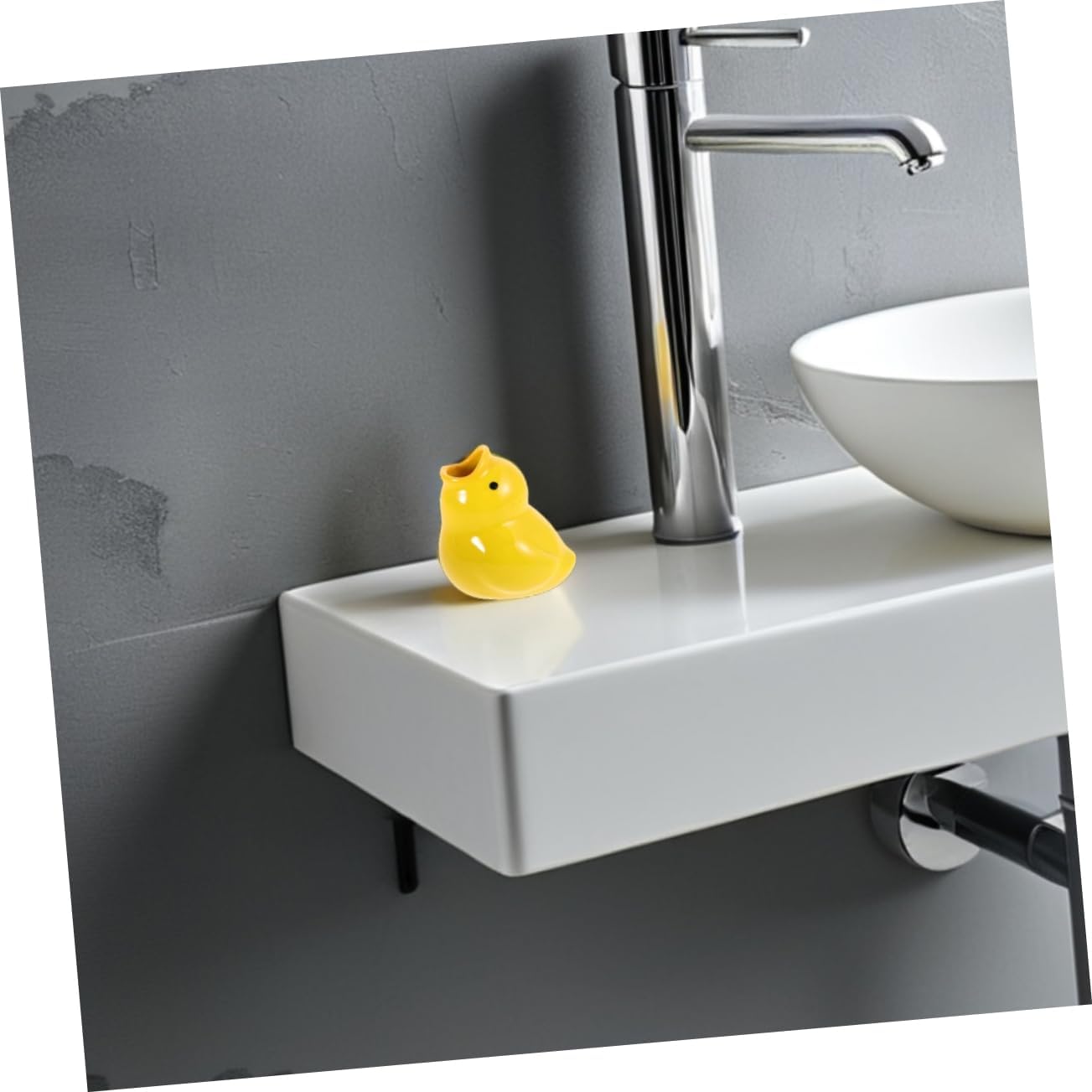 2pcs Cute Ceramic Animal Toothbrush Holder for Boys and Girls
