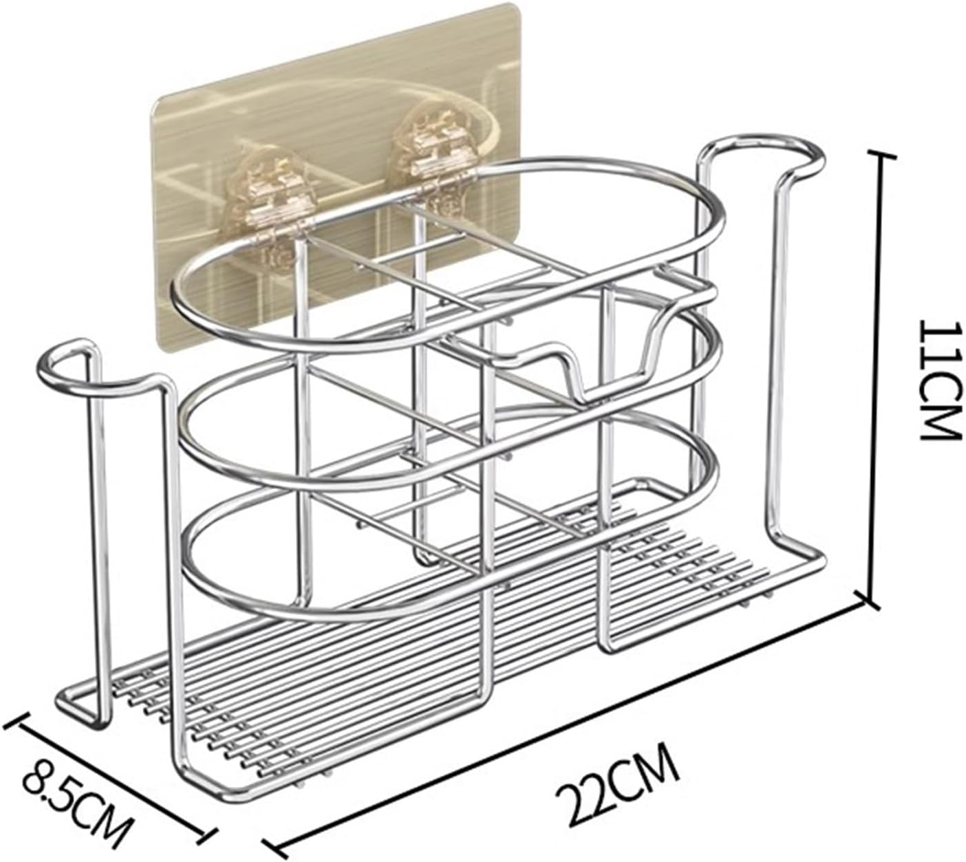 Multi-functional Shower Caddy with Curved Guards Durable Safe for Kids
