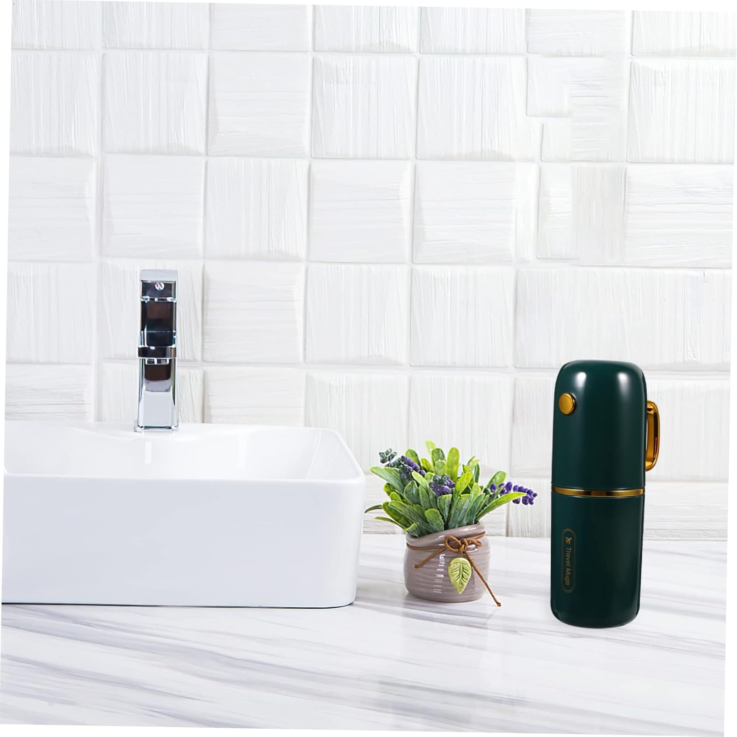 1Set Portable Toothbrush Holder for Travel and Home Use
