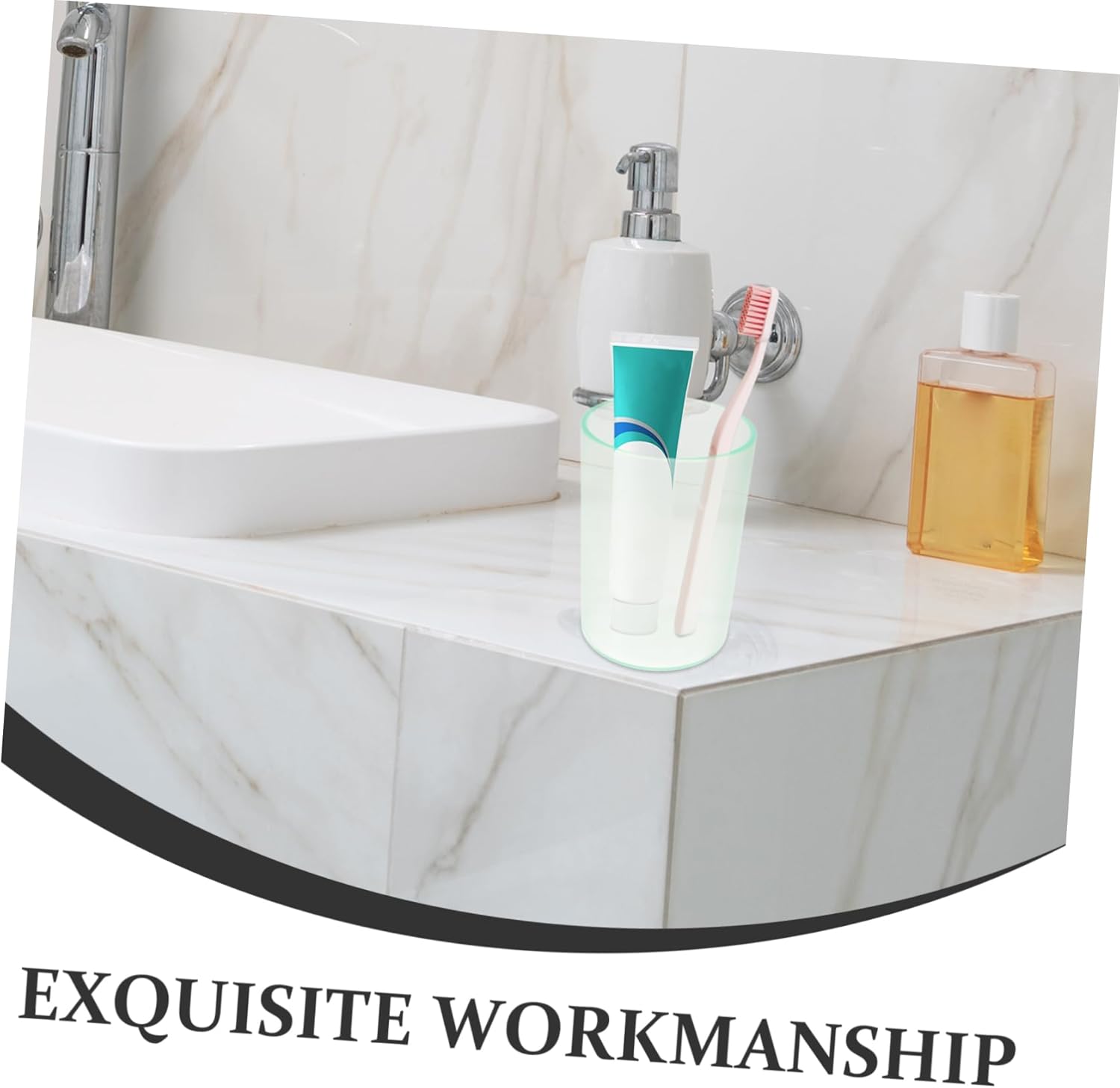 Stylish Portable Transparent Toothbrush Cup
