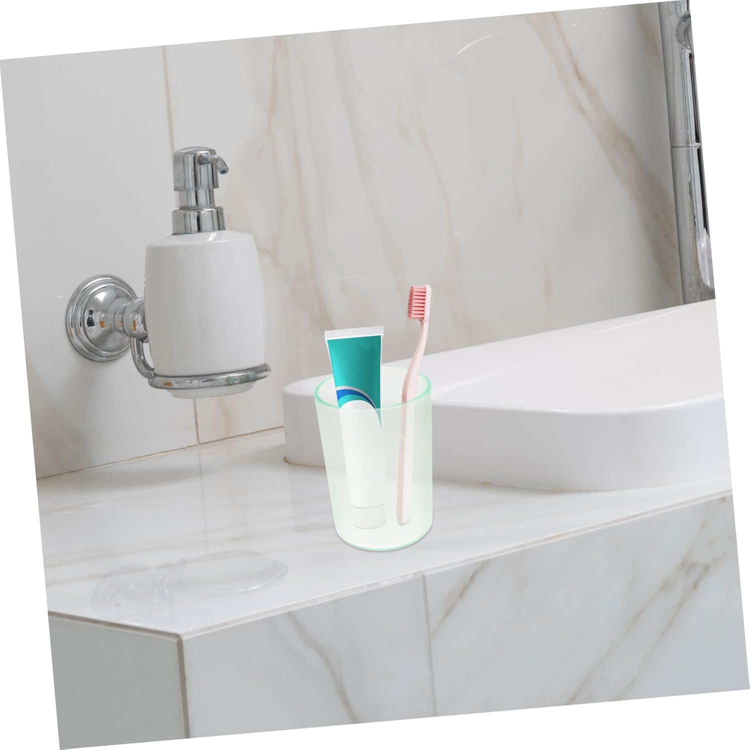 Mobestech Thoughtfully Designed High-Quality Toothbrush Cup for Adults