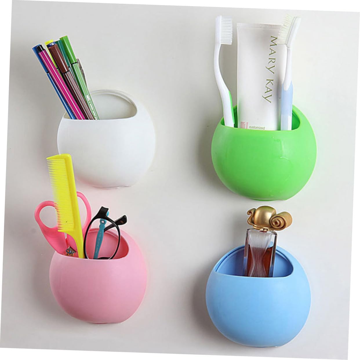 ABOOFAN Suction Cup Toothbrush Holder Stand for Bathroom