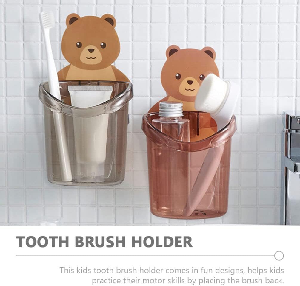 Nuturious Toothbrush Toothpaste Organizer Wall-Mounted