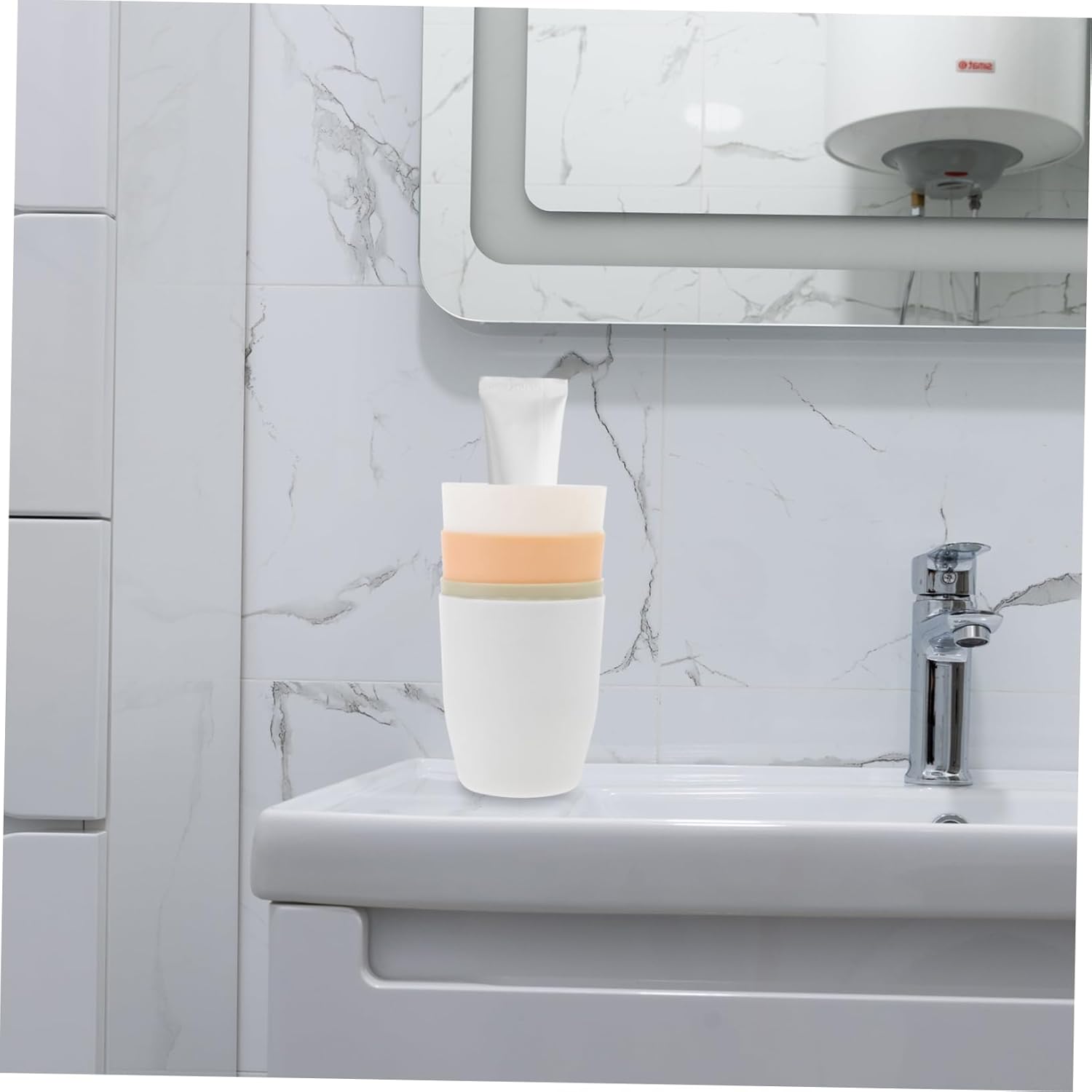 Alipis Toothbrush Cup Set