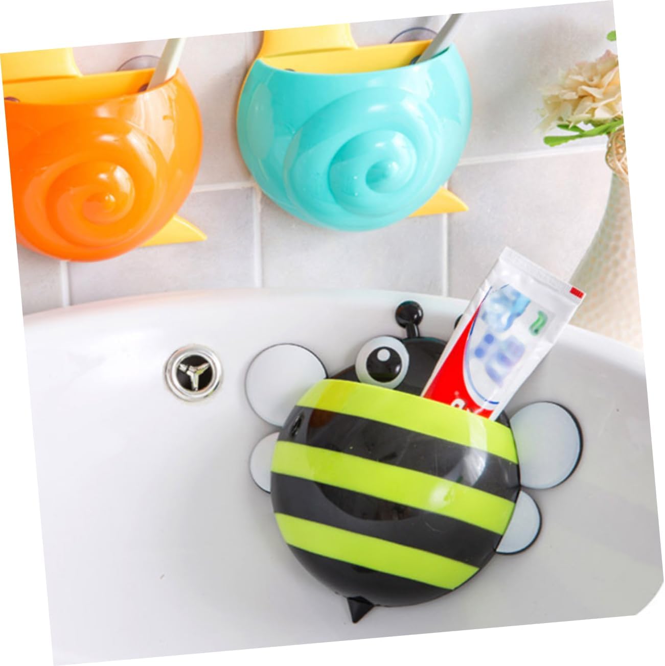 Fun Suction Cup Toothbrush Holder for Your Bathroom
