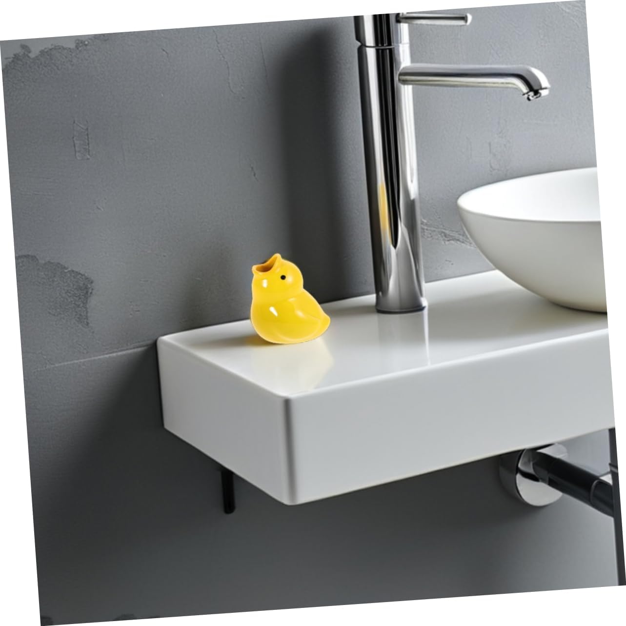 Cute 2-Pack Cartoon Ceramic Toothbrush Holder