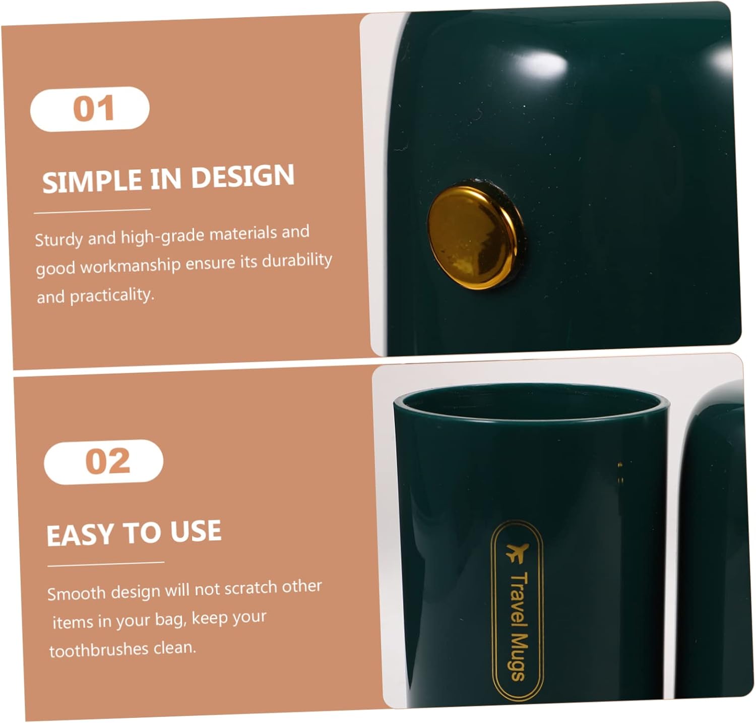 Portable Toothbrush Holder Set