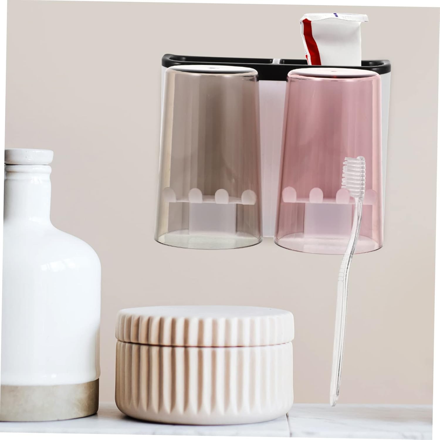 Wall-Mounted Toothbrush Rack