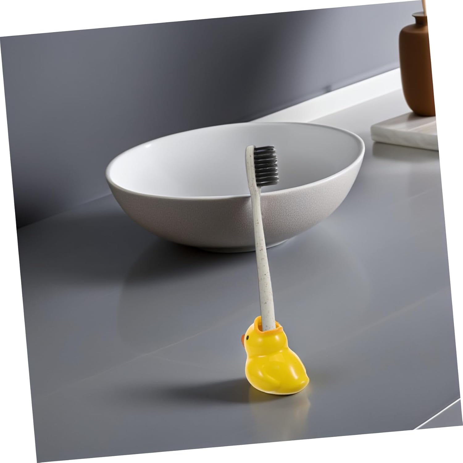 Cute Cartoon Ceramic Toothbrush Holder for Kids