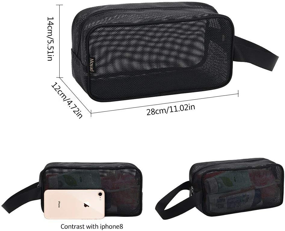 Mesh Shower Caddy Portable Toiletry Bag for Girls Guys