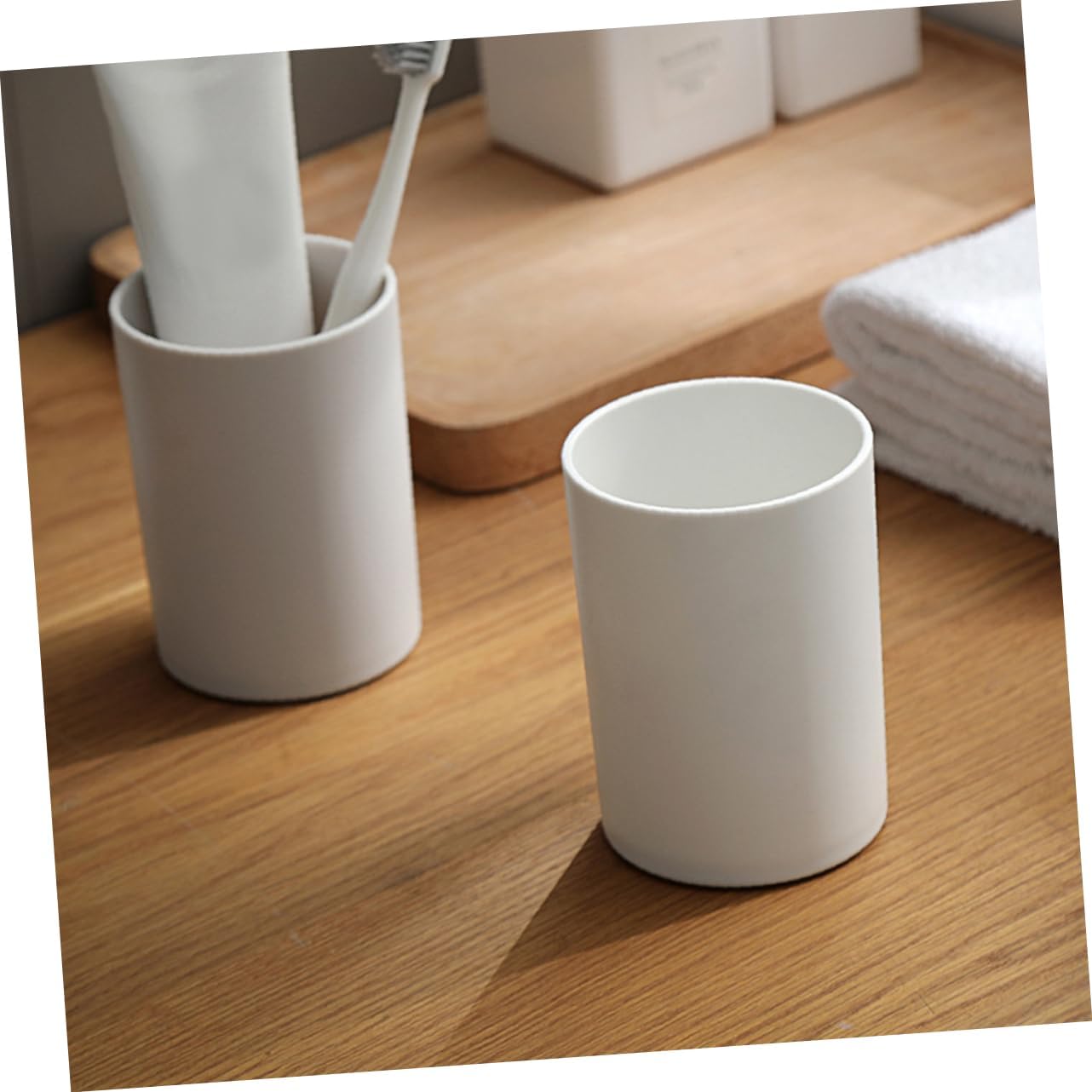 Reliable Durable 2-Pack Reusable Toothbrush Mouthwash Holder